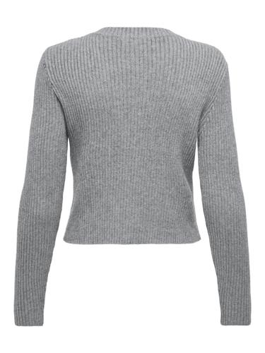 -ONLKATIA LIFE LS BUTTON CARDI KNT NOOS L Normal geschnitten - Ultimate Grey