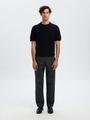 SLH175-SLIM MILES BRUSHED PANT W NOOS 32/34 Slim Fit - Dark Grey