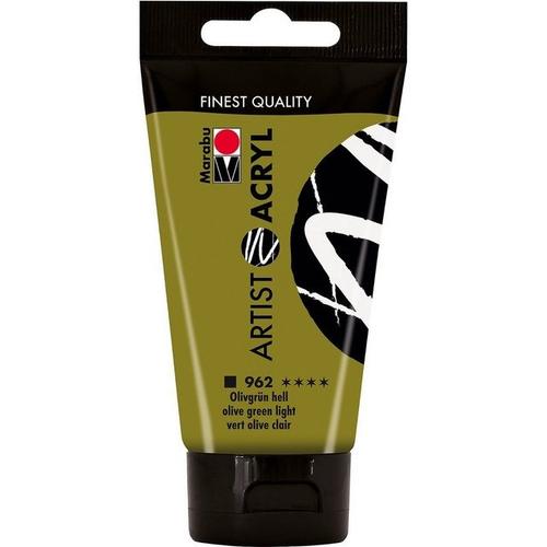 Marabu Artist Acryl Olivgrün hell, 75 ml