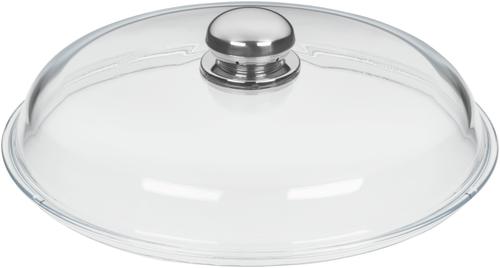 Glasdeckel 28 cm mit Metallknauf
