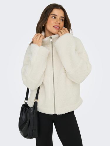 ONLASPEN LIFE TEDDY JACKET OTW L - Cloud Dancer