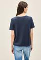 T-Shirt mit Schmucksteinen L - Urban Navy Blue
