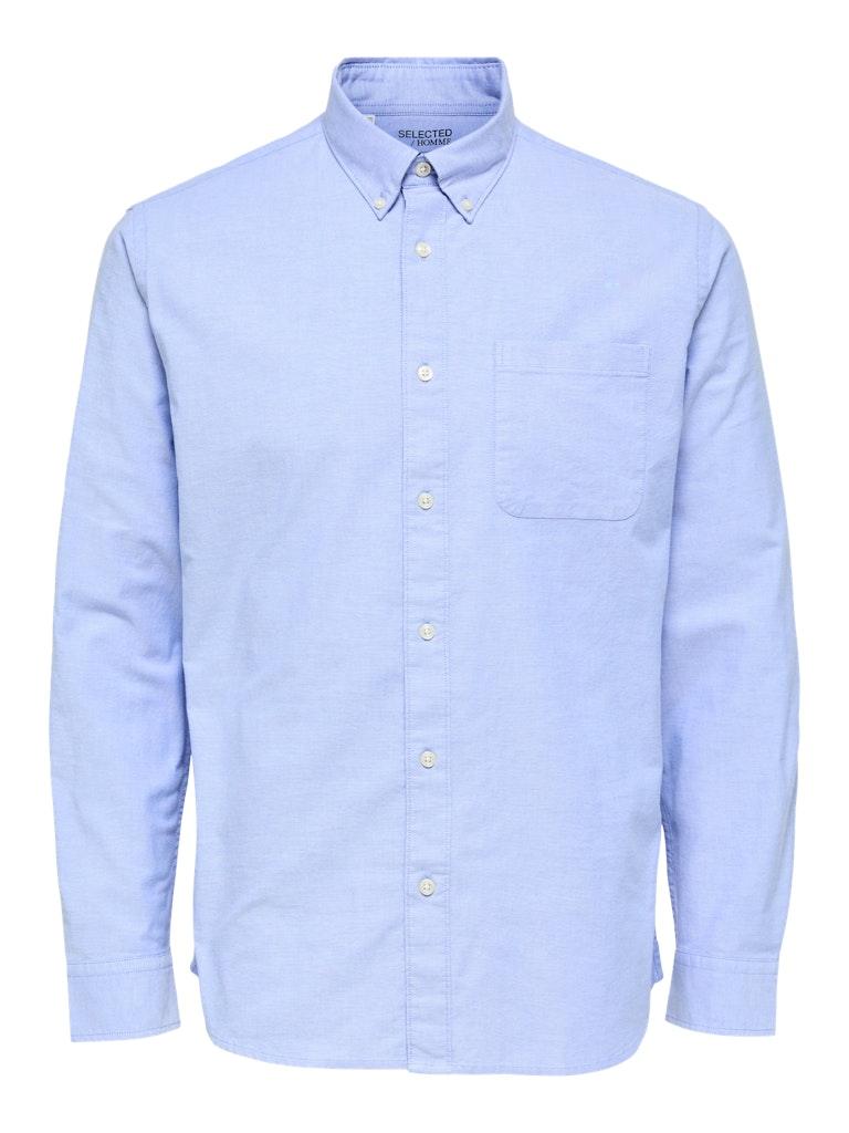 SLHREGRICK-OX SHIRT LS NOOS Blau XXL