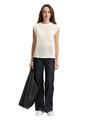 Pullunder mit Lochmuster XXL Regular Fit - Whisper White