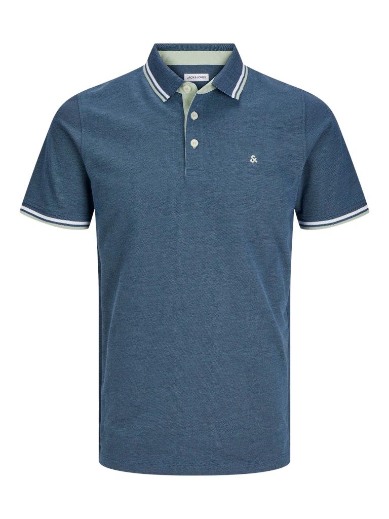JJEPAULOS POLO SS NOOS XXL Slim Fit - Oceanview
