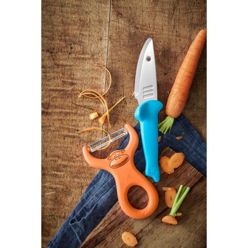 Kinderkoch-Set mit Gemüseschäler und Messer, 2-teilig