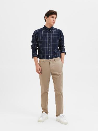 SLH175-SLIM NEW MILES FLEX PANT NOOS Grau 36/32
