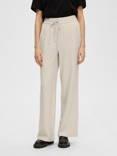 SLFVIVA-GULIA HW LONG SUN PANT NOOS 38 Normal geschnitten - Sandshell