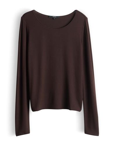Langarmshirt "Kirosa" - Braun / 40