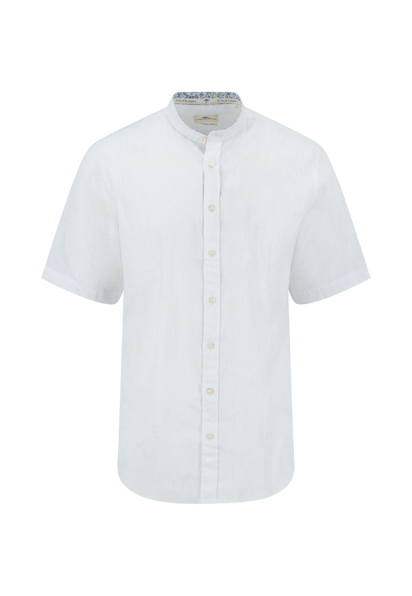 Summer Linen, Stand-Up, 1/2 M Casual Fit - White