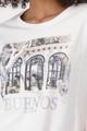 T-Shirt mit Lodge-Print 38 - Cream