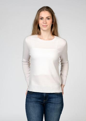 NOS Pullover, Rundhals Beige 46