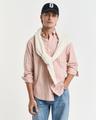 Regular Fit Classic Oxford-Hemd mit Streifen L - Orange Bronze