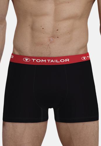 TOM TAILOR Herren Pants 3er Pack M - Schwarz-dunkel-uni