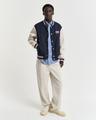 Regular Fit Classic Popeline Hemd mit Streifen L - Rich Blue