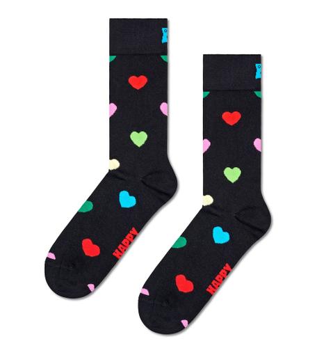 Heart Sock Schwarz 36-40