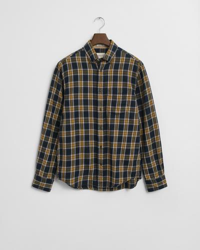 Regular Fit Windblown Flannel Hemd mit Karomuster XXL - Evening Blue