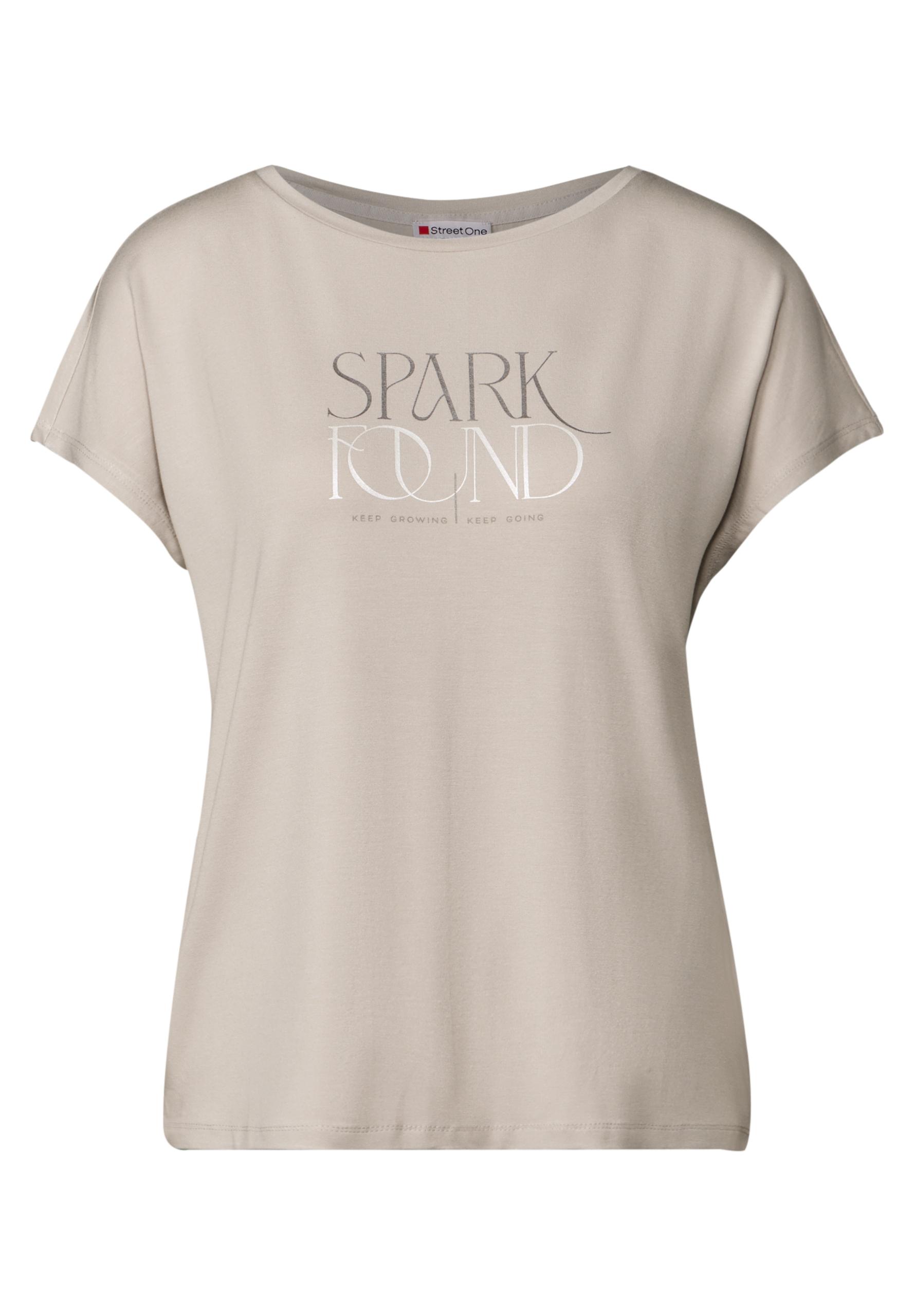 T-Shirt mit Wording 46 - Clean Sand