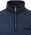 Sweat-Troyer gemustert 4XL - Blau
