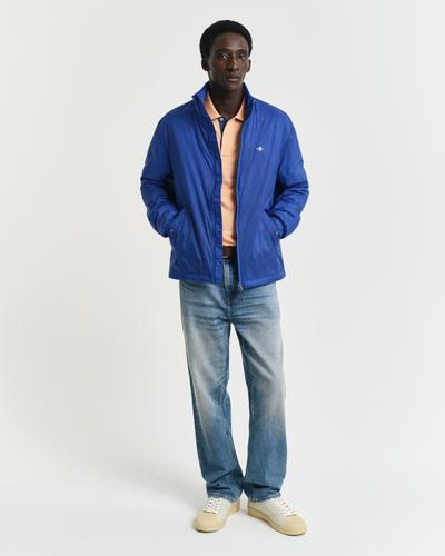 Kontrast Piqué Poloshirt M - Peachy Orange