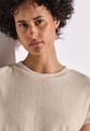 Shirt mit Streifenstruktur 36 - Moonstone Sand
