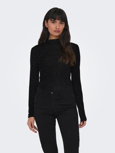 ONLCLARA L/S ROLLNECK JRS XL Normal geschnitten - Black