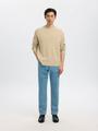 SLHTELLER FN RELAXED CREW NECK NOOS XL Locker geschnitten - Oatmeal