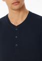 T-Shirt Knopfleiste Blau 54