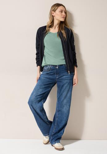 Shirt in Unifarbe M - Matcha Green