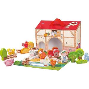 Haba Meine erste Spielwelt - Bauernhof: Großes Spielset Auf dem L