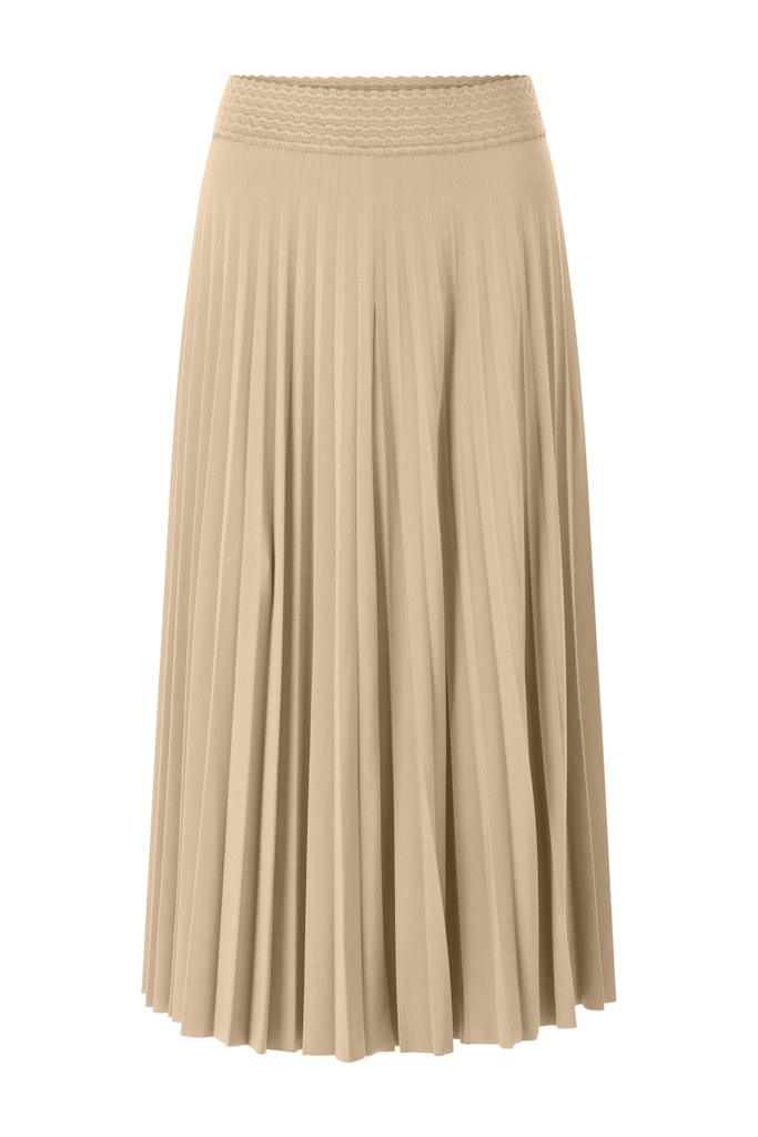 midi plissee skirt Beige 38