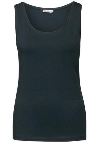 Basic Top in Unifarbe 36 - Hunter Green