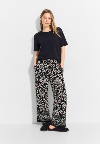 7/8 Hose mit Wide Legs XS/26 - Black