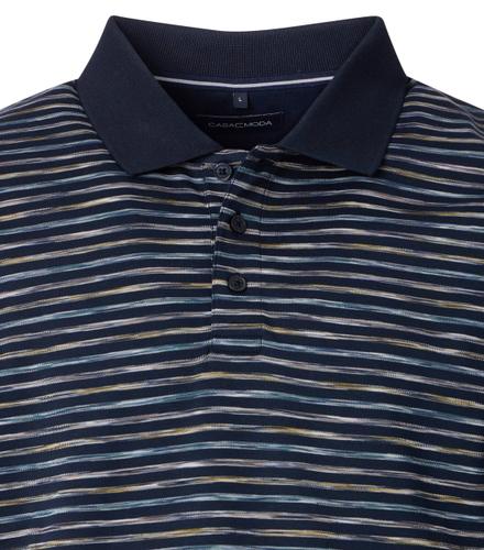 Polo-Shirt L Basic Circular Knit - Blau