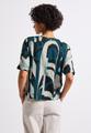 Gemustertes Crinkle Shirt 38 - Tide Blue