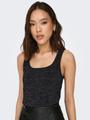 ONLROMA S/L 2-WAYS SHINE TOP JRS S Normal geschnitten - Black