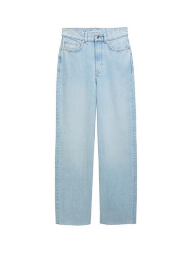 TTLINOU WIDE Jeans M Wide Leg Fit - Clean Light Stone Blue Denim