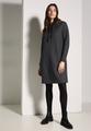 Bouclé-Kleid M - Black