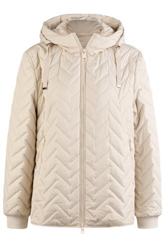 Steppjacke mit Kapuze 44 - Panna Cotta