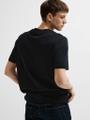 SLHCOLMAN SS O-NECK TEE NOOS Schwarz S