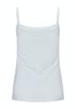 Skiny Damen Spaghettishirt Cotton Essentials Weiß 38