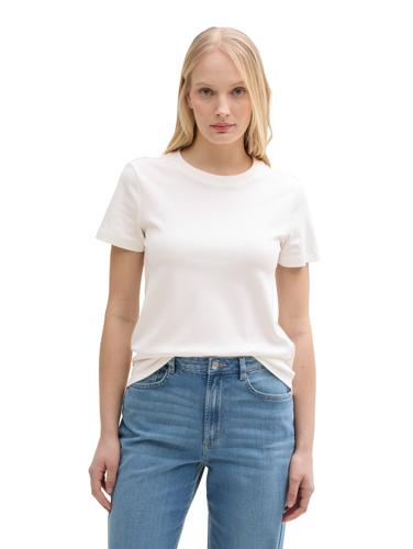 T-Shirt mit Rundhalsausschnitt XL Regular Fit - Whisper White
