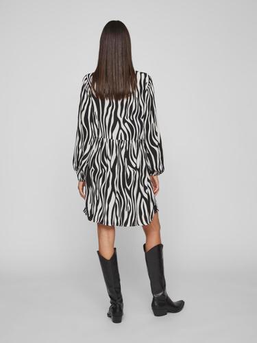 VIFINI L/S SHORT DRESS - NOOS 34 Normal geschnitten - Black