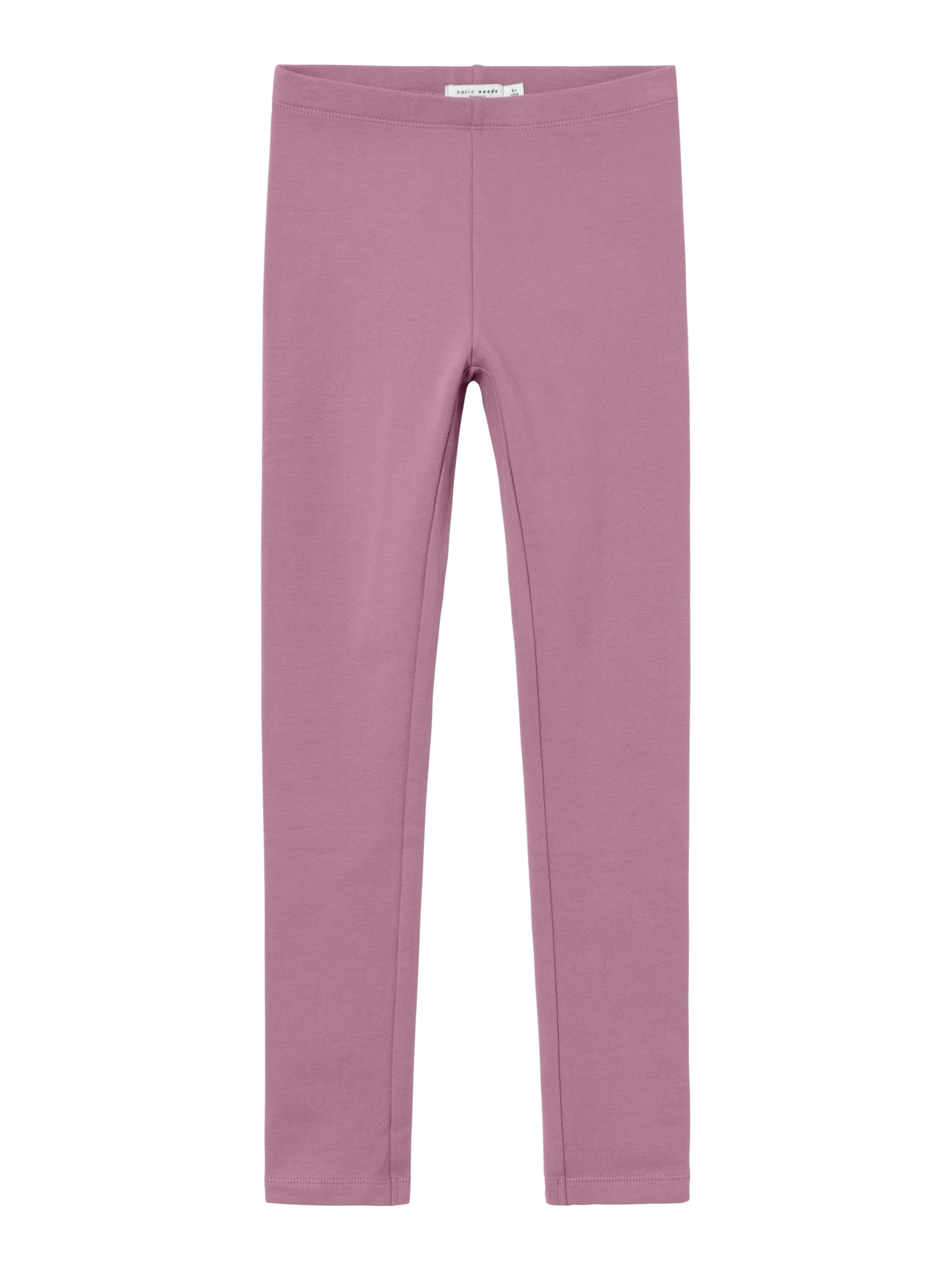 NKFDAVINA SOLID SWE LEGGING BRU N NOOS 116 Normal geschnitten - Mauve Orchid