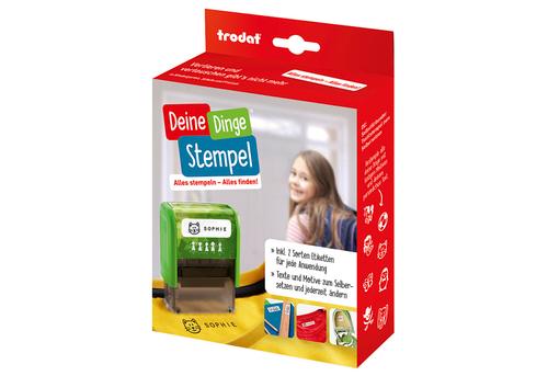 Stempelset 3-zeilig "Deine Dinge"