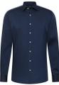 Performance Shirt Twill-Stretch Langarm Blau 42/Langarm - 65cm