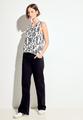 Top mit Ornament Print M - Vanilla White
