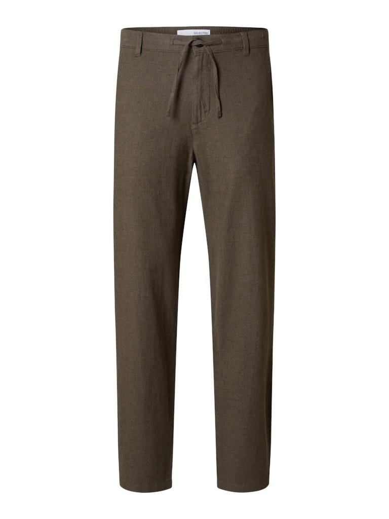 SLH172-SLIMTAPE BRODY LINEN PANT NOOS Grün XXL