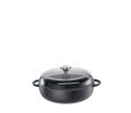 Küchenprofi Provence Bauernpfanne mit hohem Glasdeckel, - 24cm / schwarz