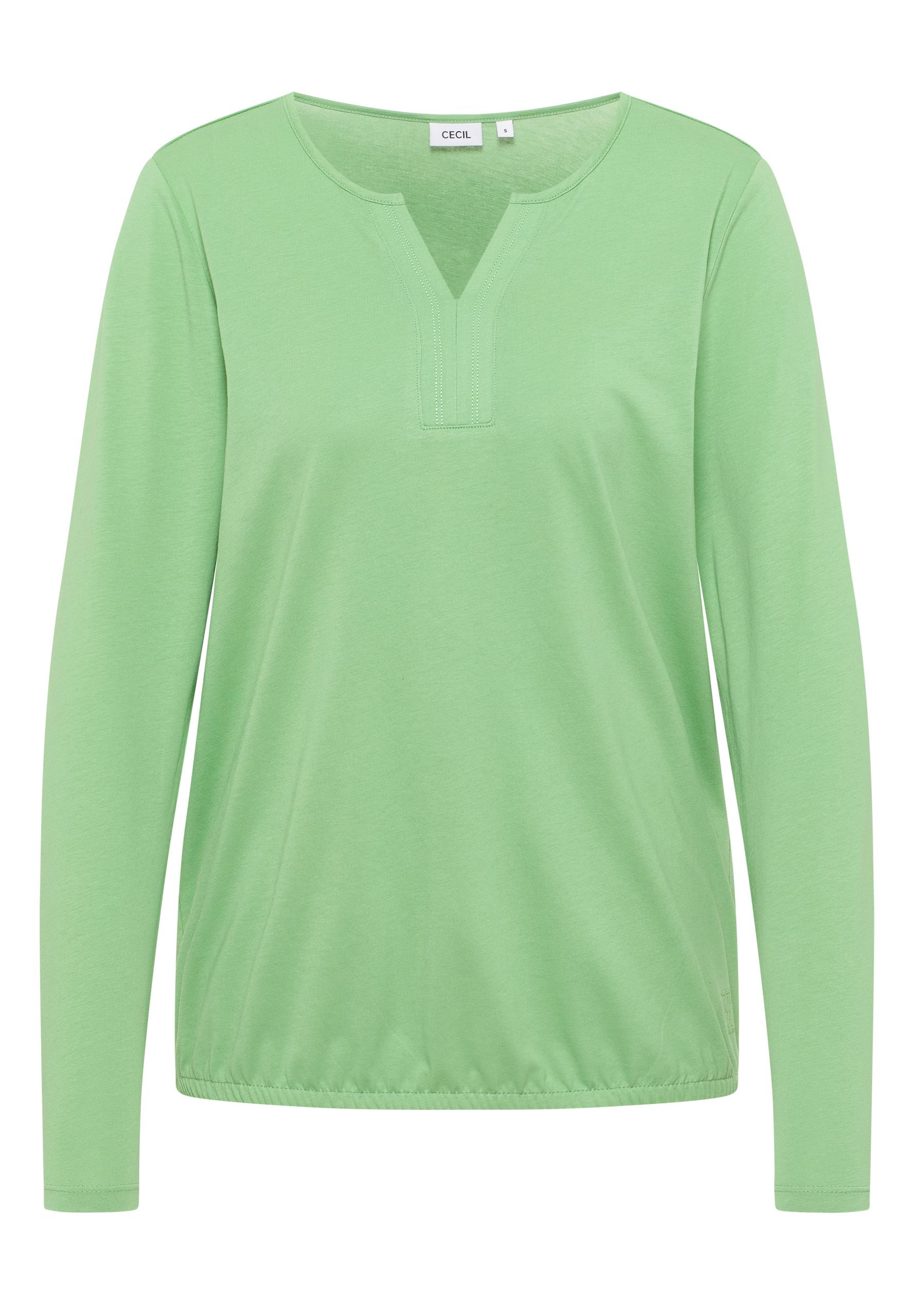 Shirt im Tunika-Look M - Fennel Green